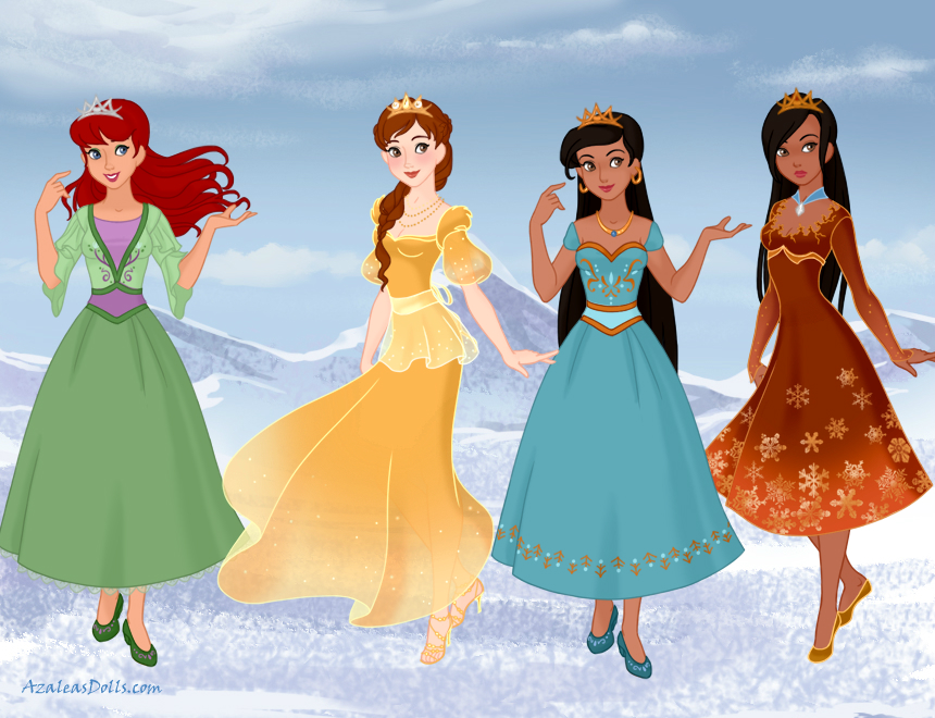 Renaisance Princesses- Frozen style