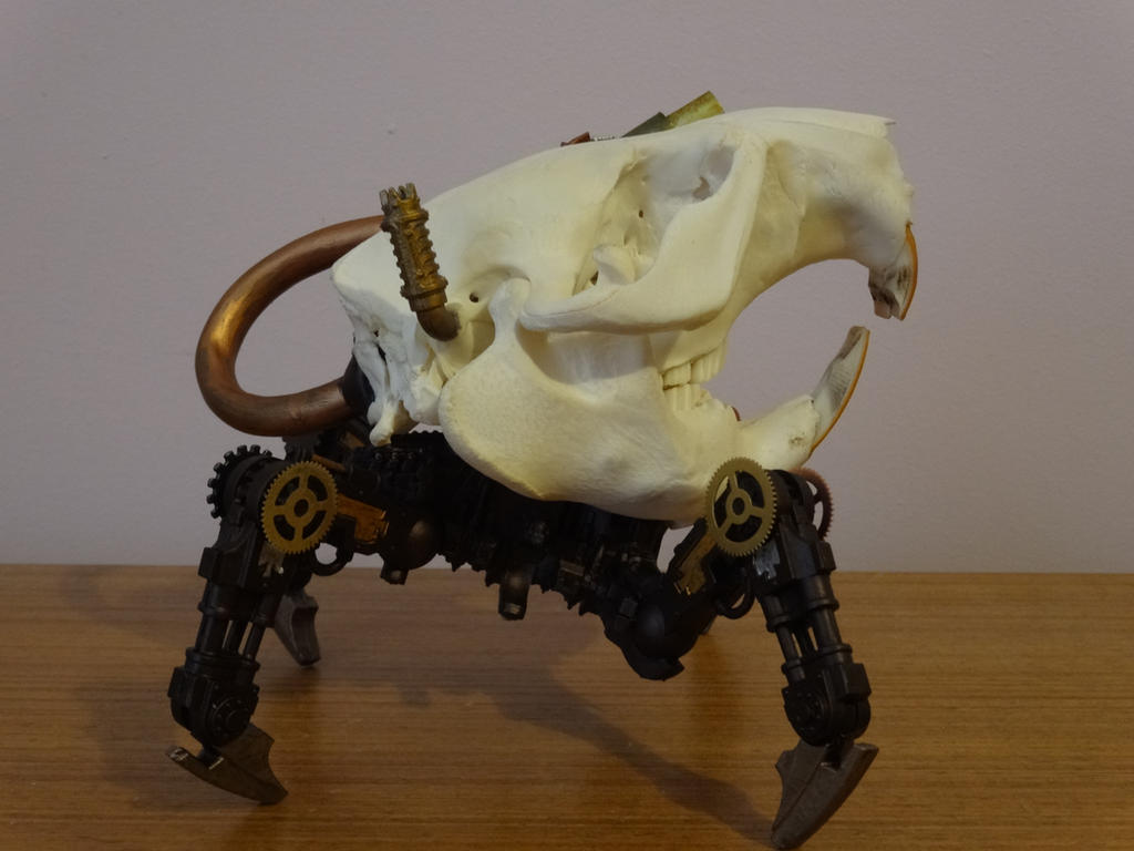 Steampunk Servo Skull: Beaver 03