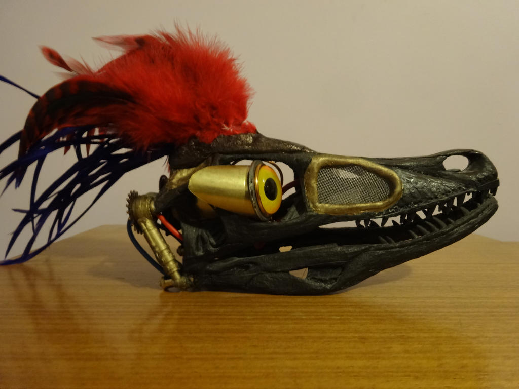 Steampunk Servo Skull: Velociraptor 01 by lizardman22 on DeviantArt