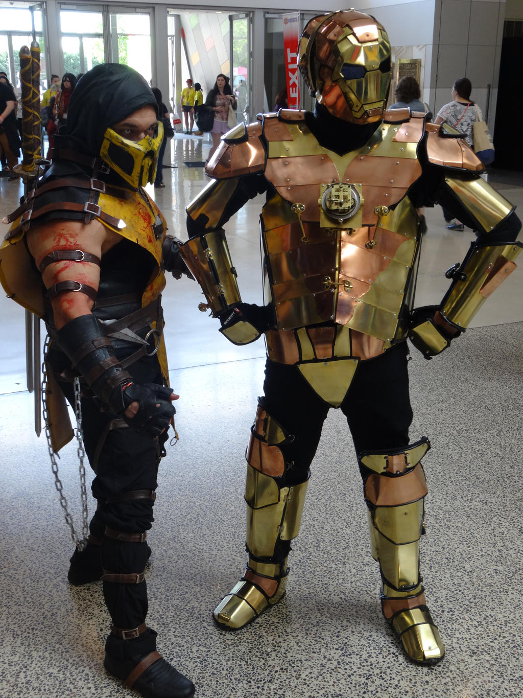 Scorpion And Steampunk Iron Man