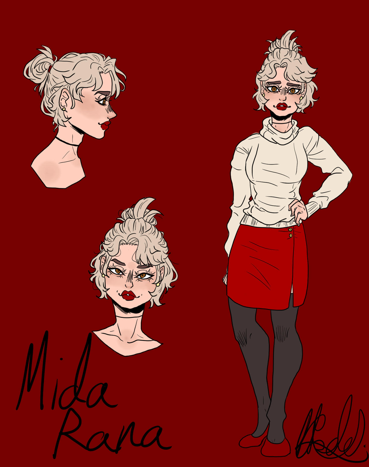 Mida Rada Mida Rana Redesign by FloweryJoker33 on DeviantArt