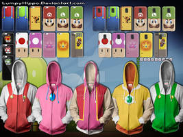 Super Mario Hoodies 2 + Phone Cases