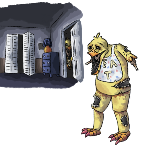 Nightmare Chica ( FNaF World Animation ) by Nixory on DeviantArt