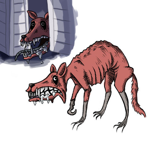 The Hider (FNaF Nightmare Foxy Redesign) by Johnology on DeviantArt