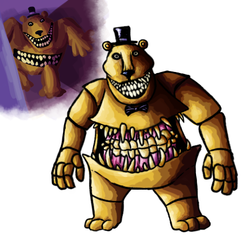 Nightmare Freddy redesign #fnaf #fivenightsatfreddys #fnaf4