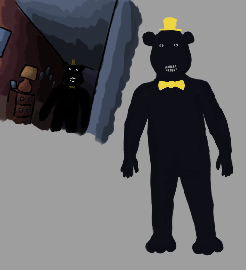 FNAF 4 - Fredbear Encounter by LadyFiszi on DeviantArt