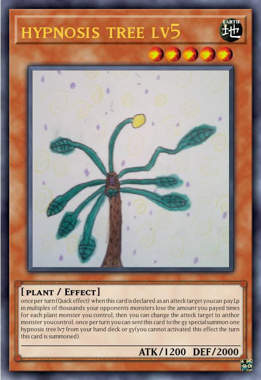 Tree Rows Hypnotic My custom yugiho card hypnosis tree lv5 by Frangeska on DeviantArt