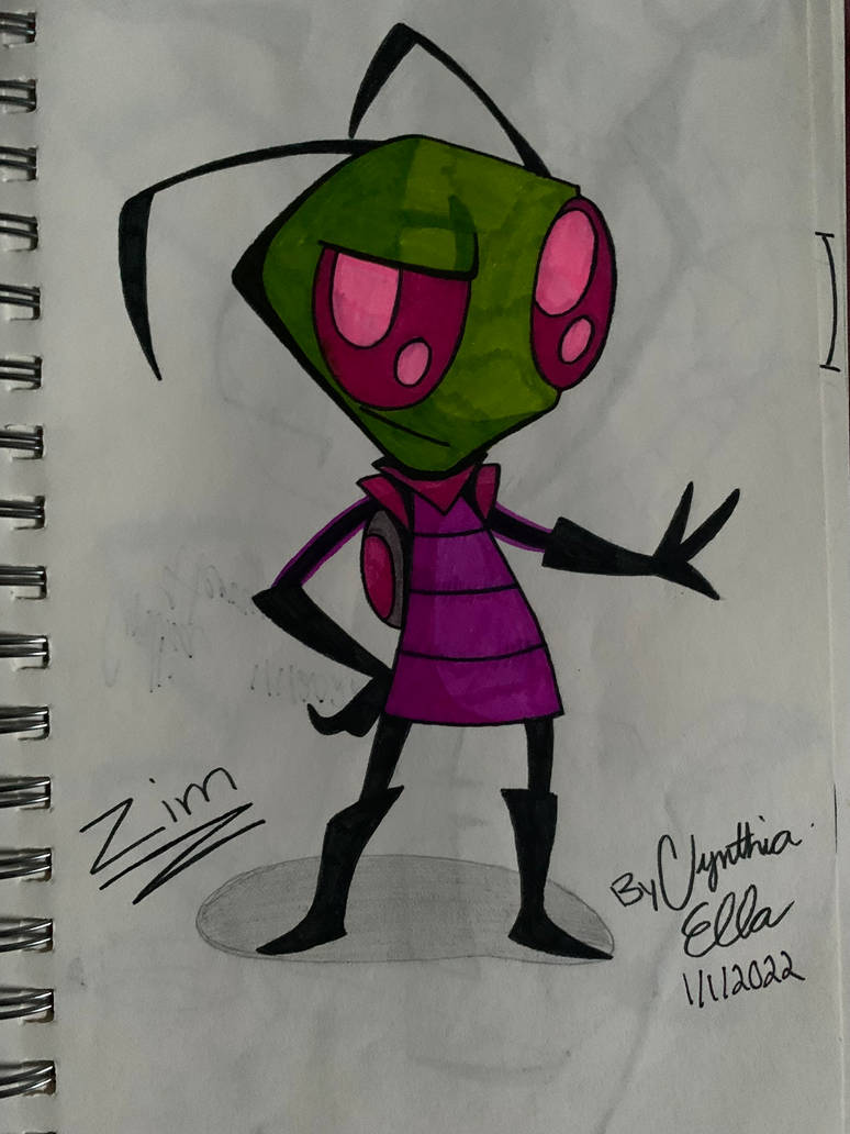 Zim Invasion Invader Zim Alien by cynthiasalmon on DeviantArt