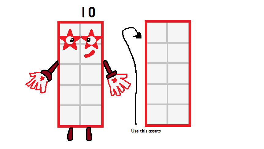 Numberblocks 10 by LogoPainter2010 on DeviantArt