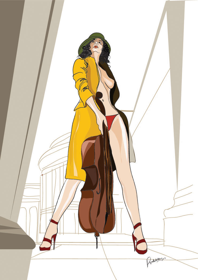 model illustration