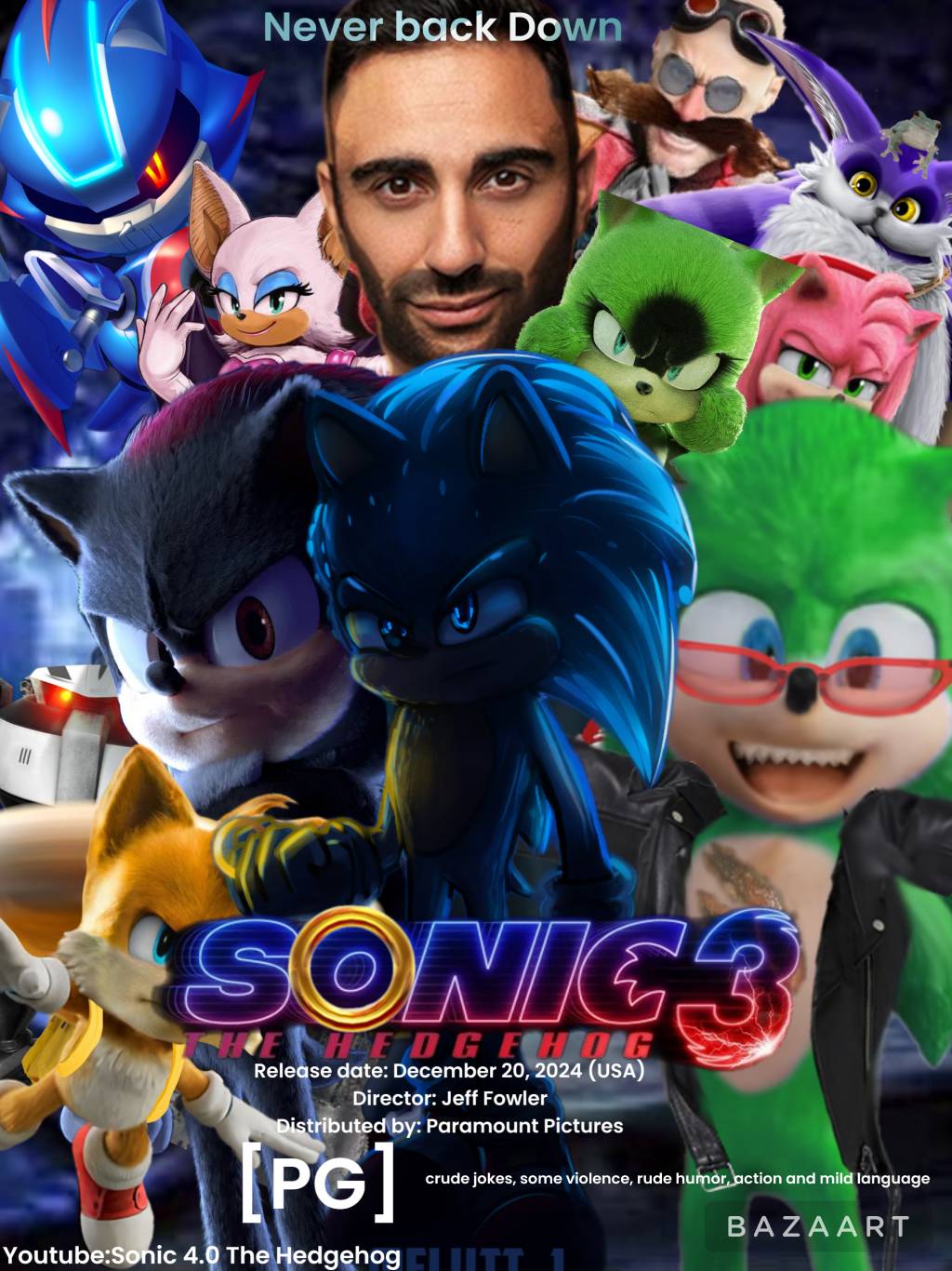 So I Made my own Sonic Movie 3 Poster. SPOILER WARNING!! :  r/SonicTheHedgehog