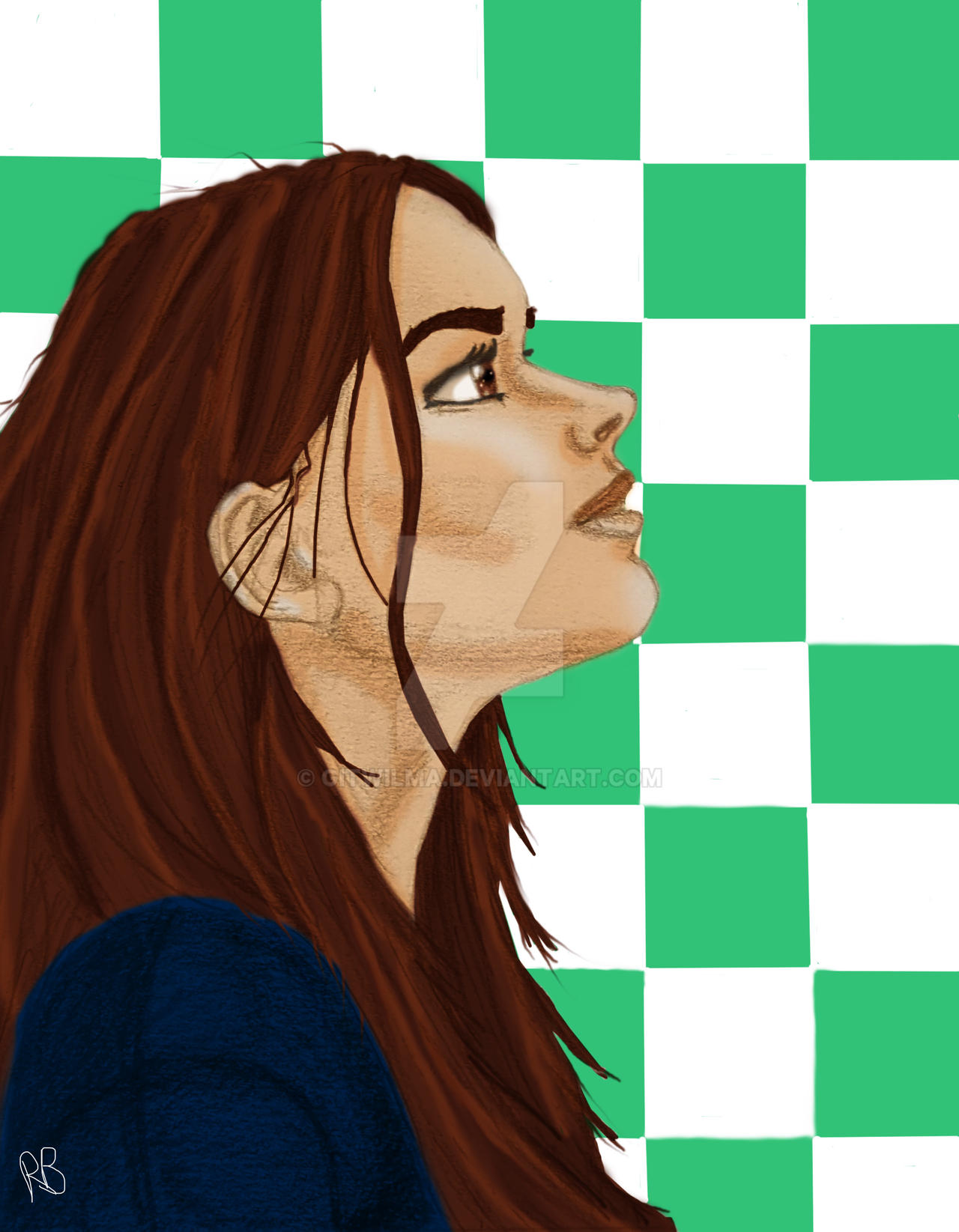 Checker Girl by gitwilma on DeviantArt