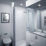 monochrome bathroom