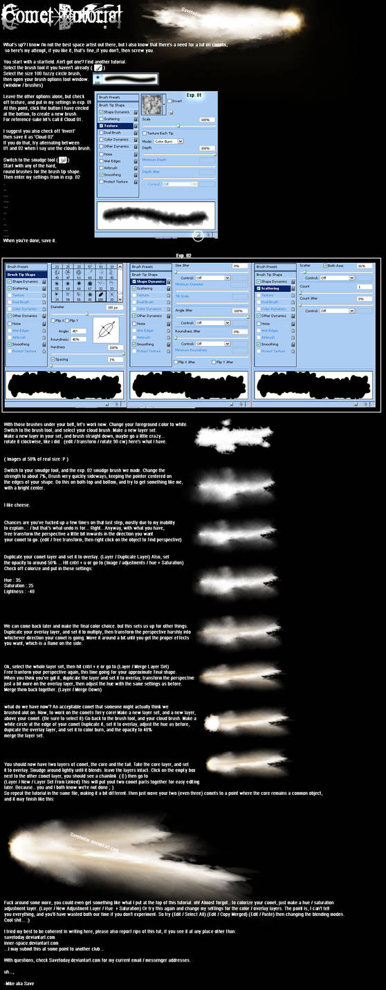 Comet Model Tutorial Comet Tutorial by Savetoday on DeviantArt