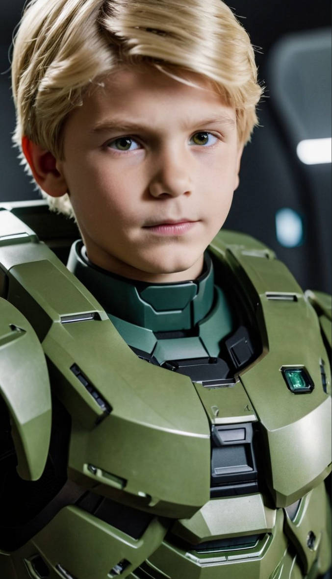 Master Chief as a Boy? 71 by aiArtiss on DeviantArt