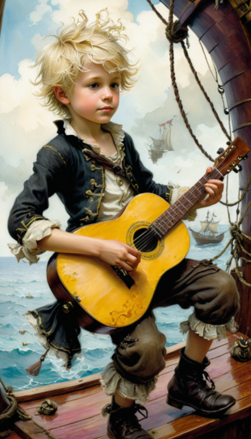 boy 48 playing instruments by aiArtiss on DeviantArt