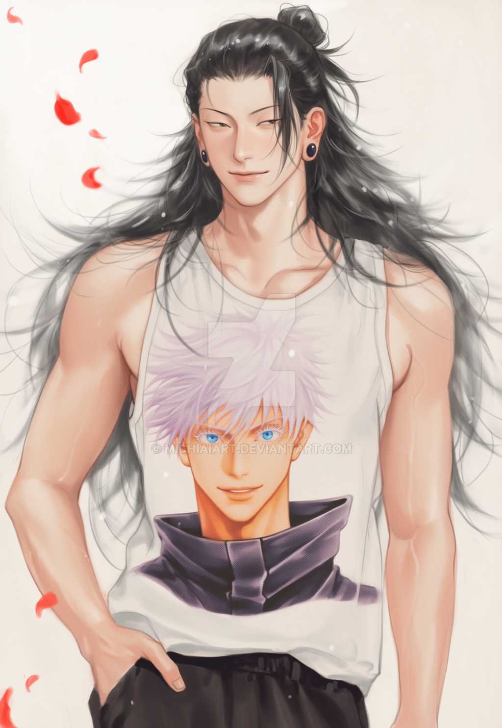 Geto Flying Geto by MichiAIART on DeviantArt