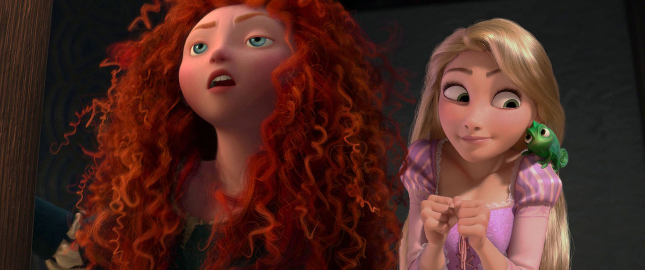 Merida and Rapunzel (friendship) by fourllyn on DeviantArt