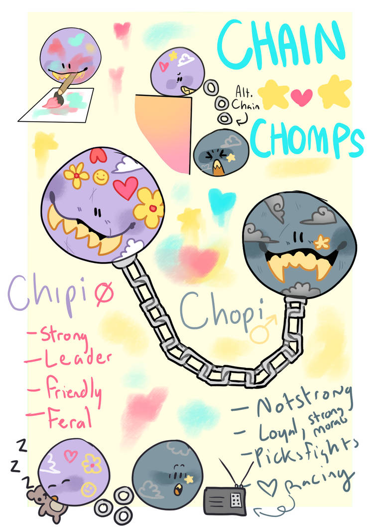 Chain Chomps by Suyhi on DeviantArt