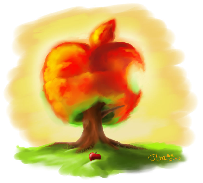 The Apple Tree by CelestialTina on DeviantArt