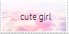 Cute Girl Stamp