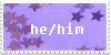 Male Pronouns Stamp by Gay-Mage-Of-Space