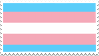 Trans Flag Stamp by Gay-Mage-Of-Space