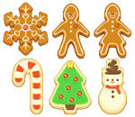 Pixel - Christmas Cookies by firstfear