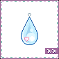 Pixel - WW Rain Drop Charm