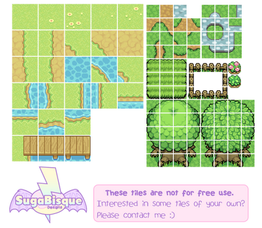 Pixel - Game tiles Examples