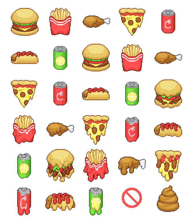 Pixel - Bad Consumption - Fast Food