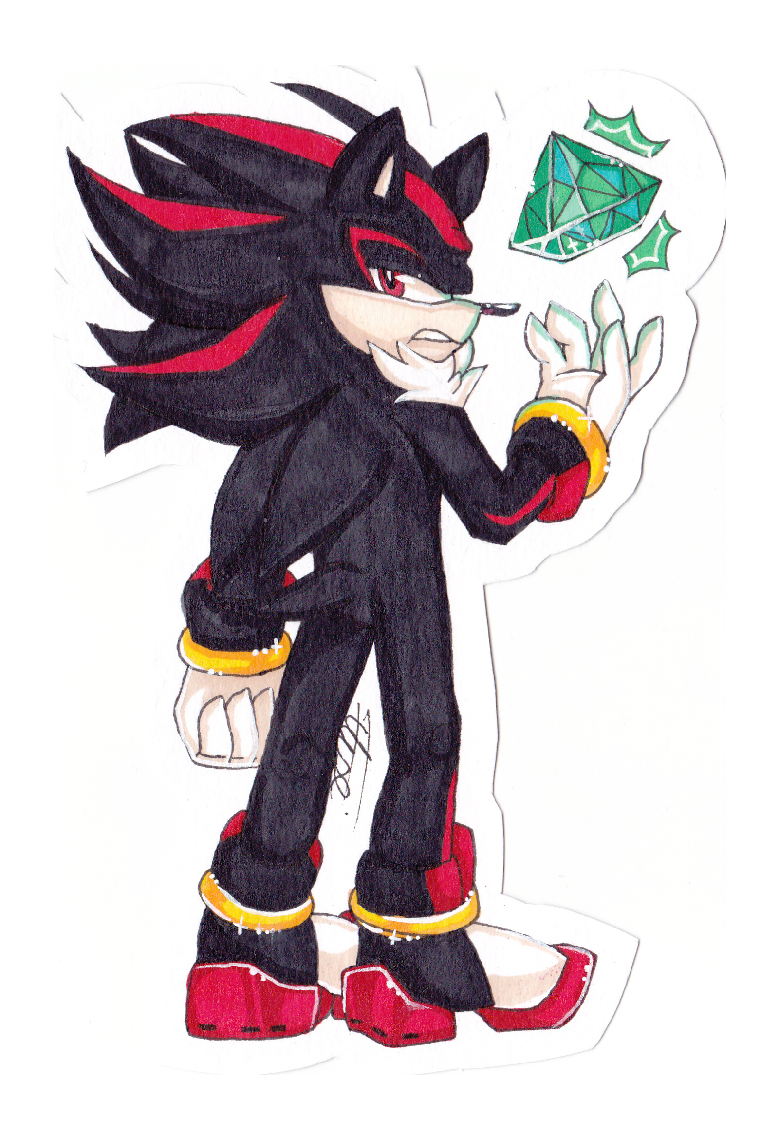 Classic Shadow the Hedgehog by SvanetianRose on DeviantArt