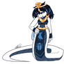 Sketched Cleopatra Snake :ACOMM: