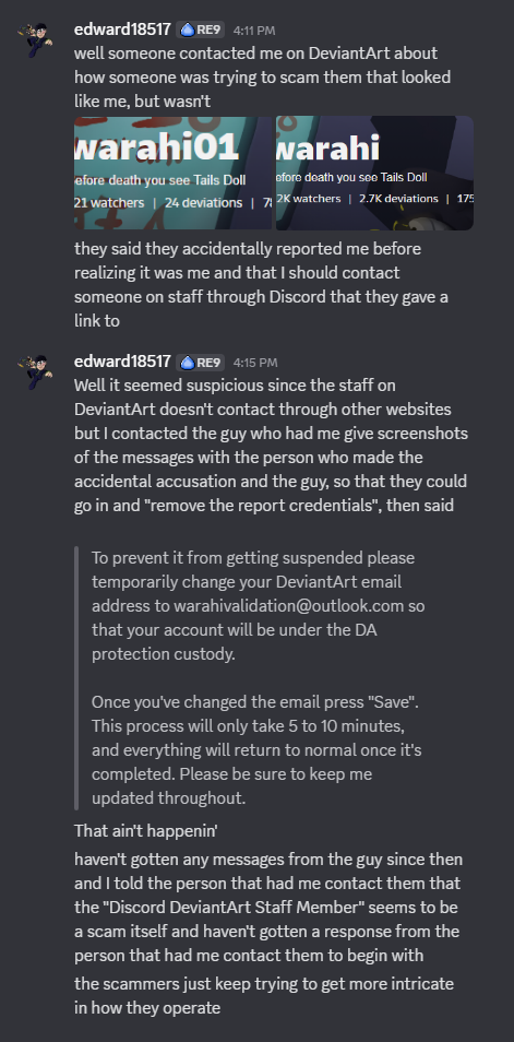 Deviantart Scam ! WARNING: ONGOING SCAM/FRAUD PROBLEM ! by InspiredPixels on DeviantArt