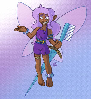 Twitter Collab OC: Burtica the T o o t h? Fairy?