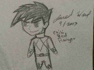 Chibi Red Ranger doodle