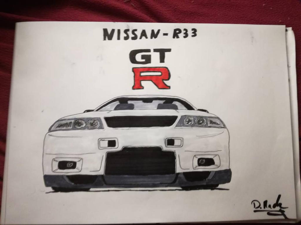 Nissan Gt R R33 Draw Nissan GTR R33 by DMACK155 on DeviantArt