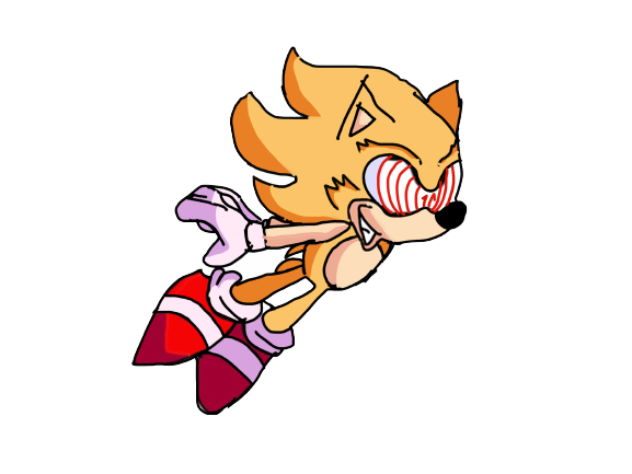 Fleetway Sonic by SonicBlue333 on DeviantArt