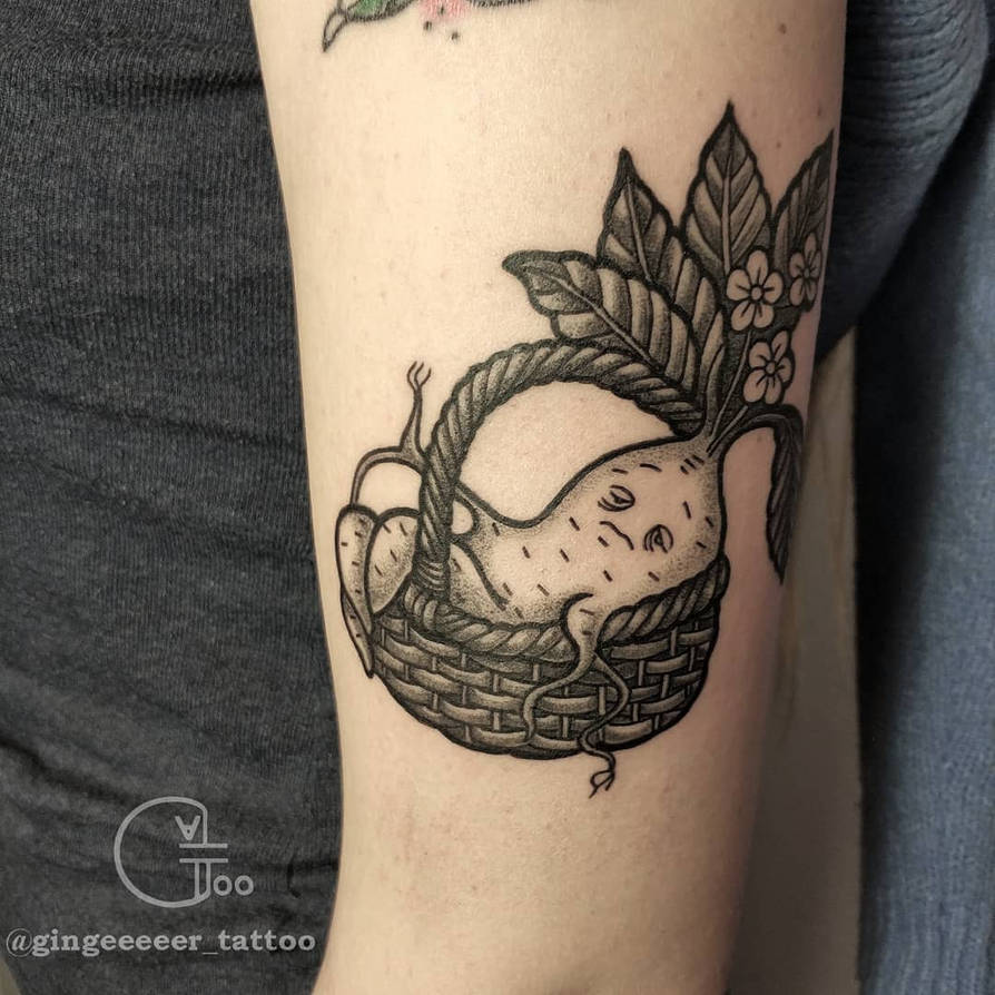 Mandrake tattoo by GingeeeeerTattoo on DeviantArt