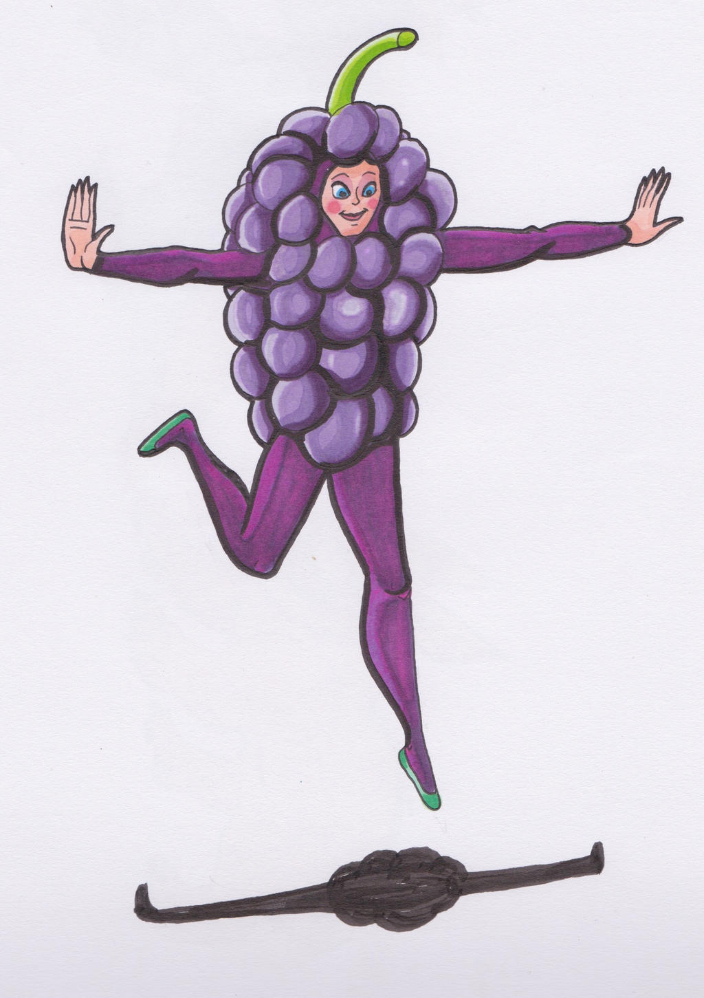 Grape Lady Grape Lady by tombola1993 on DeviantArt