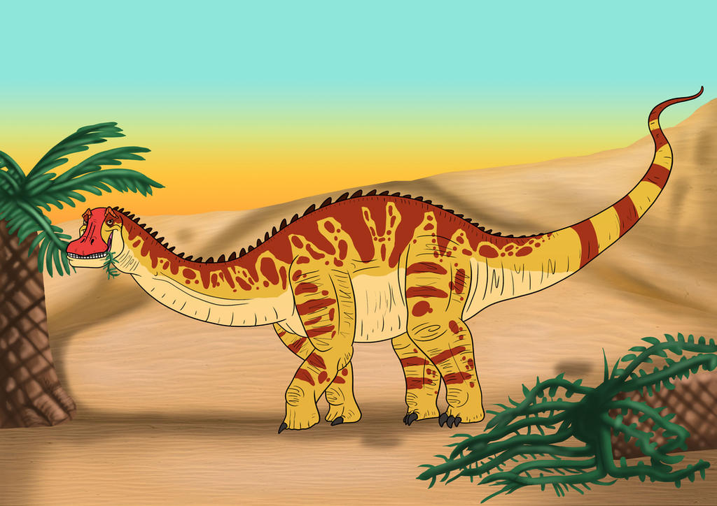 Nigersaurus by tombola1993 on DeviantArt