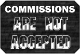 Not Accepted Commissions Badge