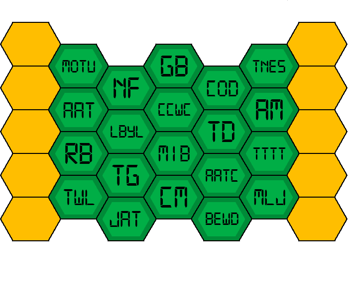 Blockbusters Gold Run Board