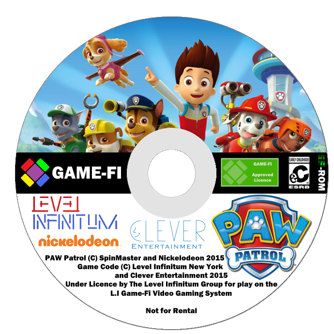 Paw Patrol Game-Fi Disk