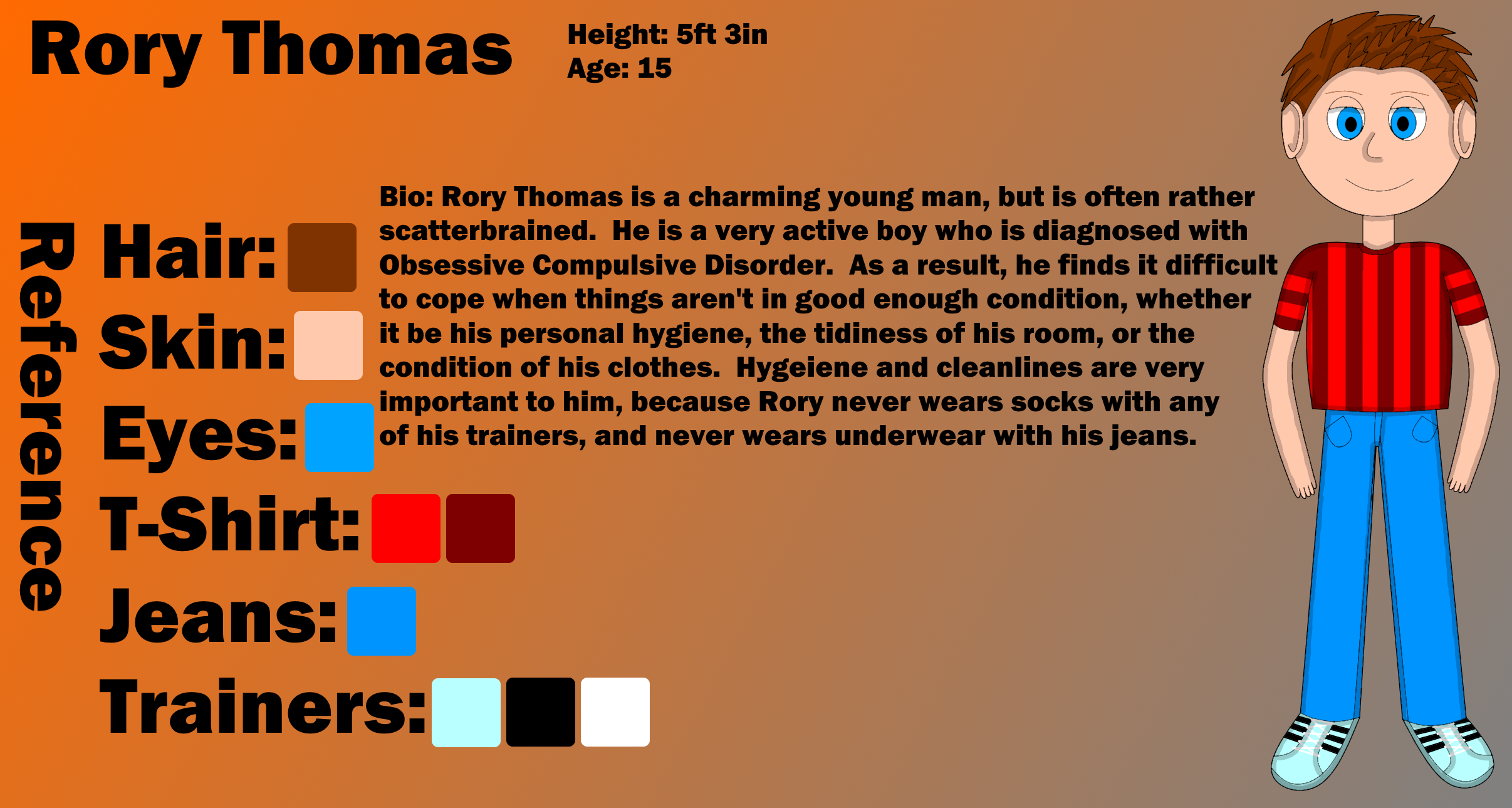 OC No. 9) Rory Thomas - Reference Sheet