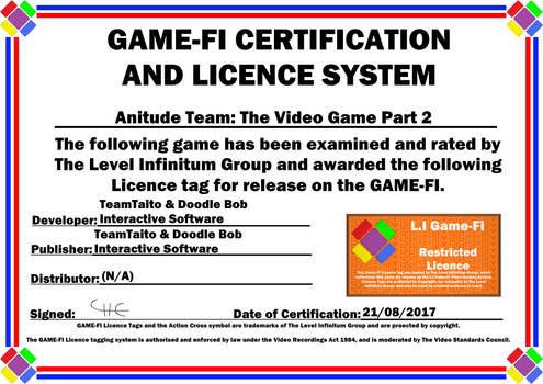 Anitude Team Part 2 Game-Fi Phase Two Certificate