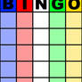 Blank Bingo Card - 75 number style