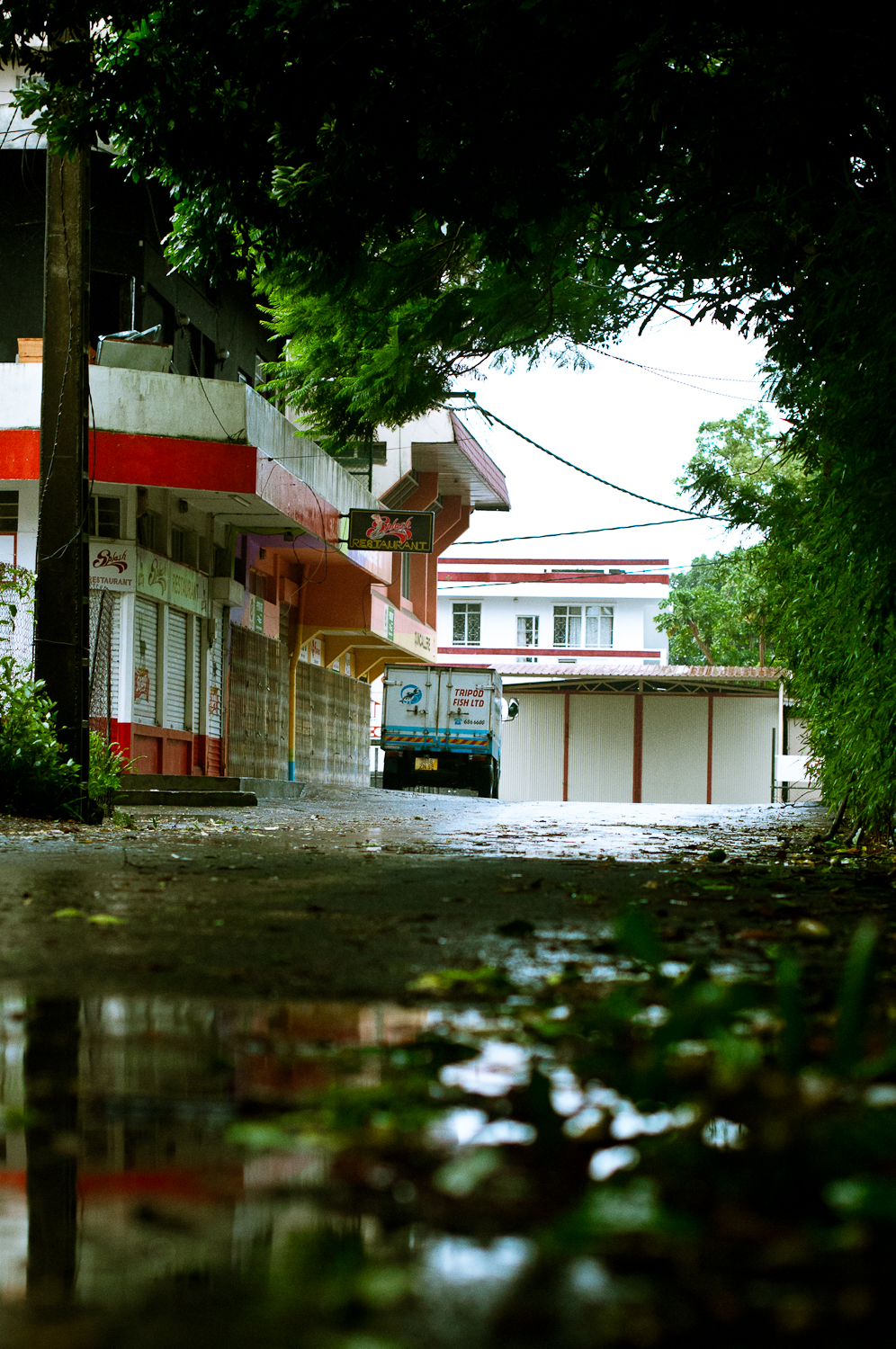 Rainy day - Truck