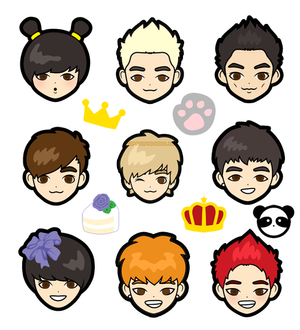 2PM Phone Charms