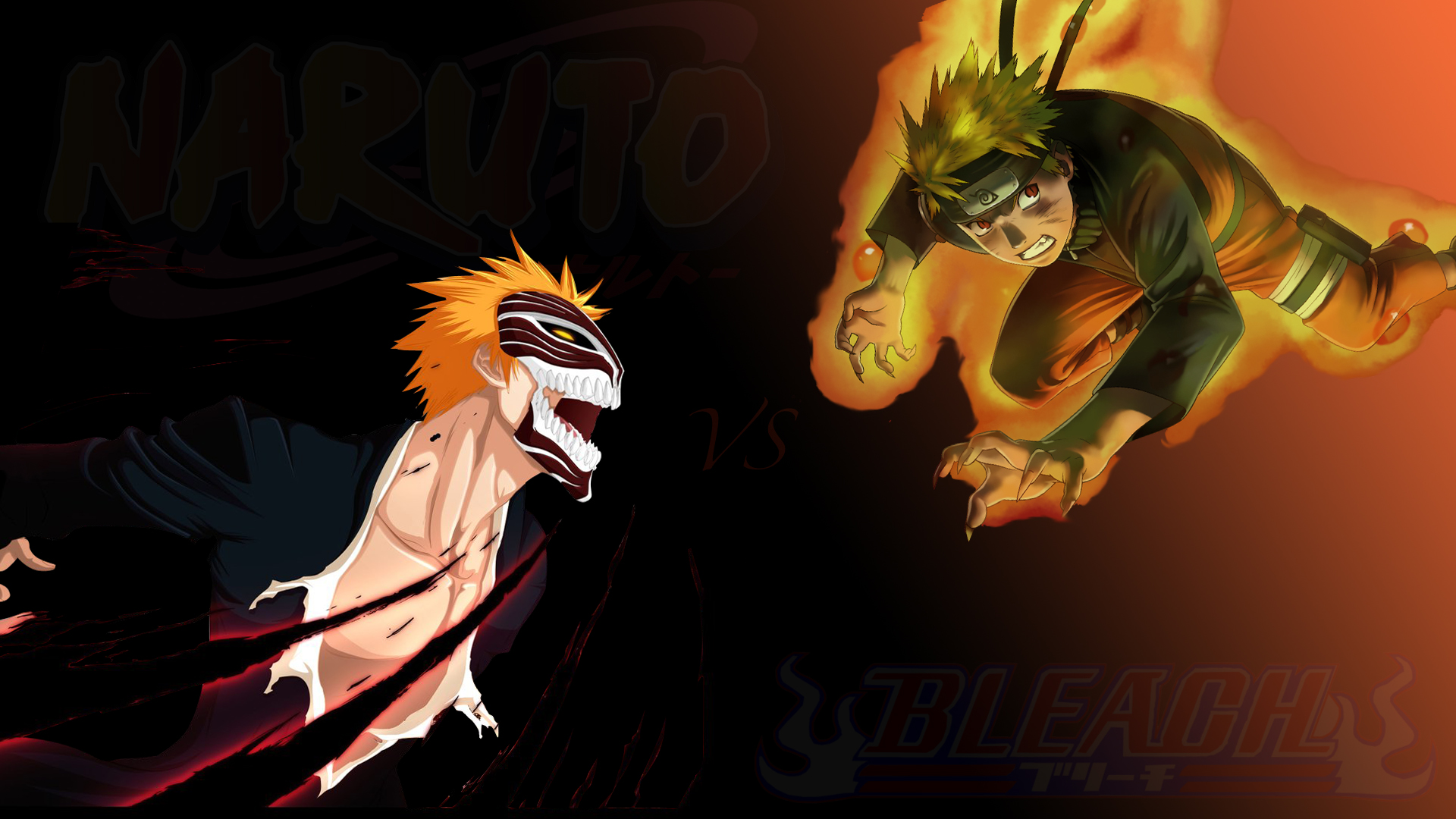 Naruto and Bleach 3 Wallpaper by delixir on DeviantArt